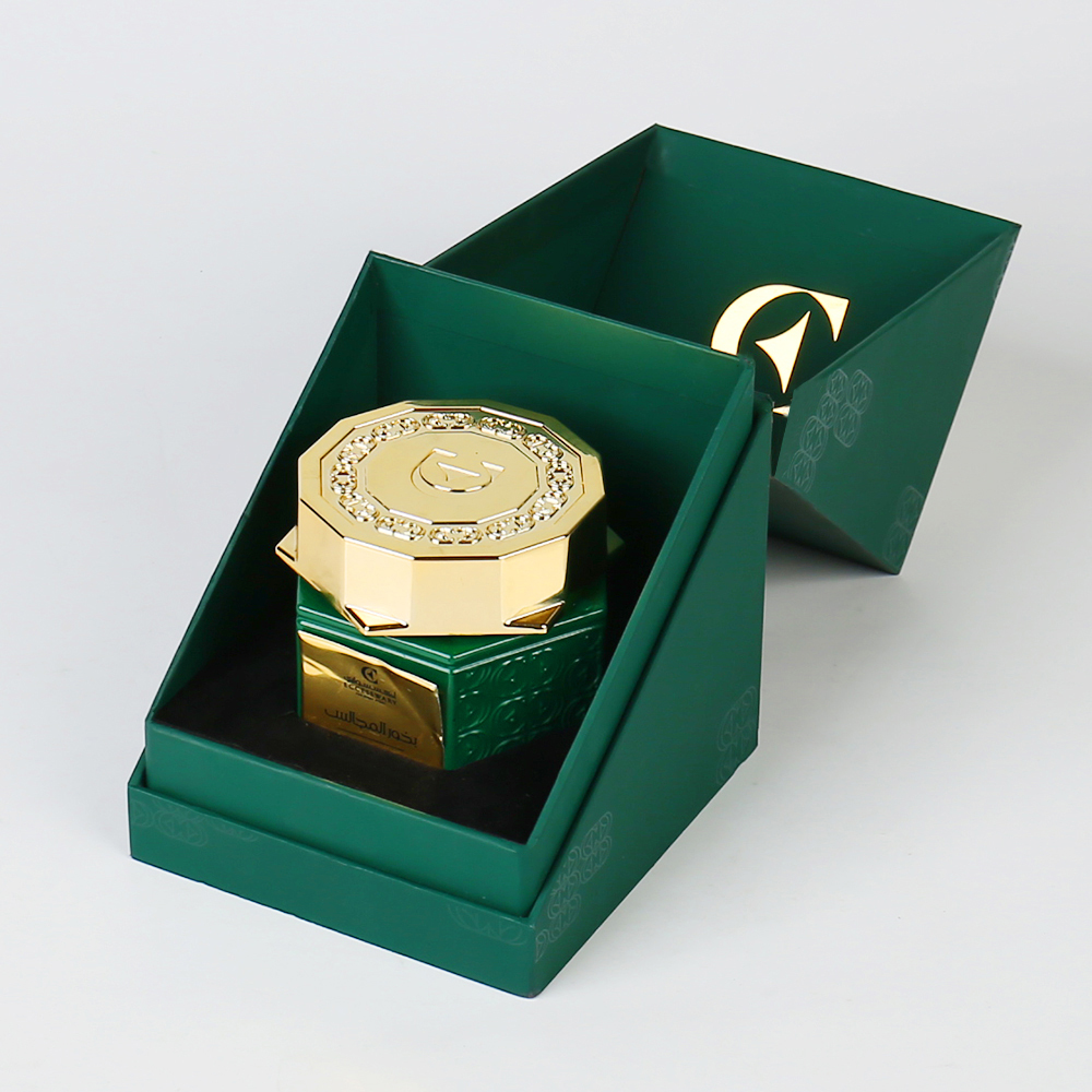 Custom Luxury Cosmetic Packaging Box Flip Box Type Box with Foam Lining LOGO Hot Stamping Printing Gift Box for Perfume