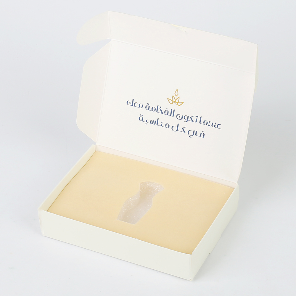 Custom Perfume Essential Oil Packaging Box Art Paper Soft Box Foam Velvet Lining Paper Packaging Box