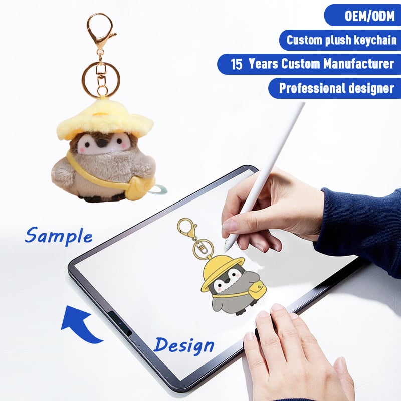 SUSHAN Custom Made Soft Stuffed Animals Plush Toy Keychain OEM ODM Custom Plushies Doll
