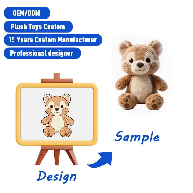 SUSHAN Custom Plush Toys Personalized Stuffed Animals High-Quality Super Soft Toys for Kids Gift Ideas OEM Service Safe & Eco-Friendly
