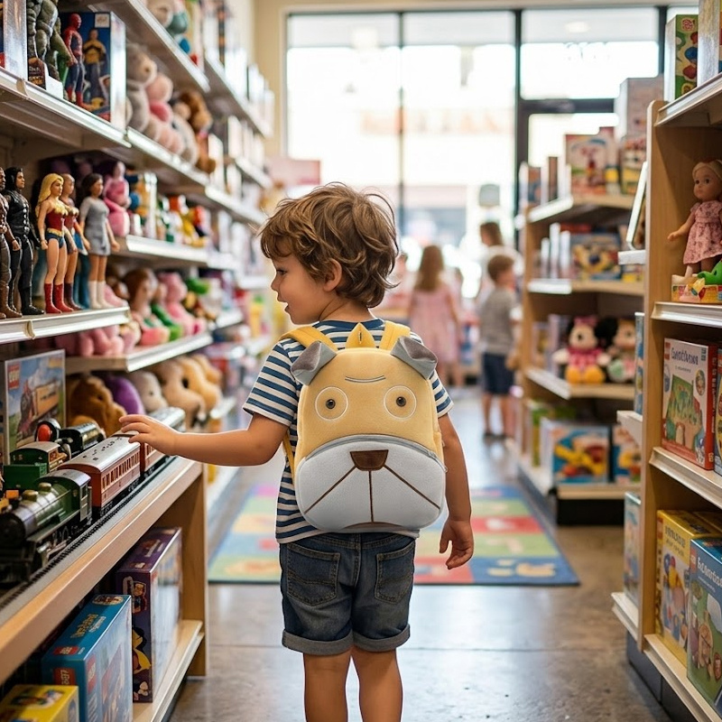 SUSHAN Custom Stuffed Animal Dog Backpack Kids Plush Animal Backpacks Gift for Kids