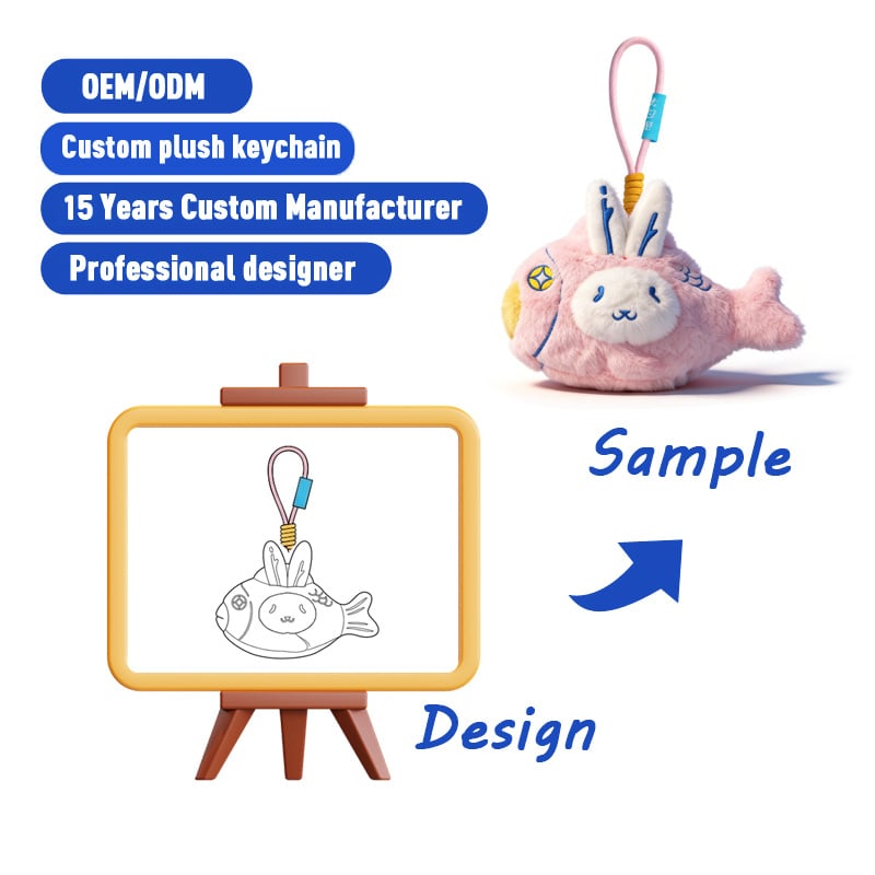 SUSHAN OEM Mascot Custom Plush Toys Custom Plush Keychain and Pendant Plushie Toys Restore Your Design