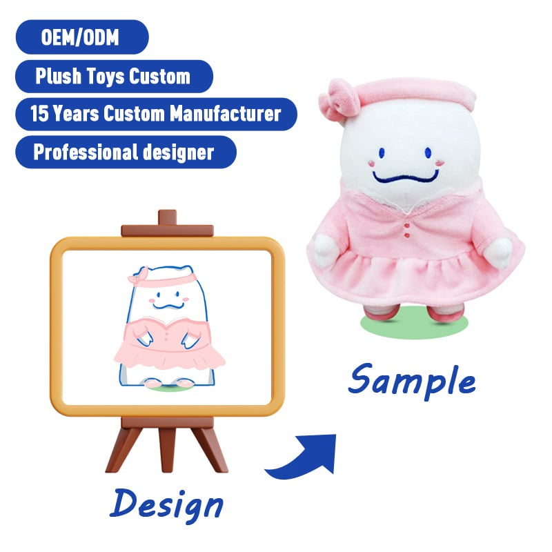 SUSHAN Plushie Custom Design You Can Custom Stuffed Plush Toy Make Your Own Design Provide OEM/ODM Service