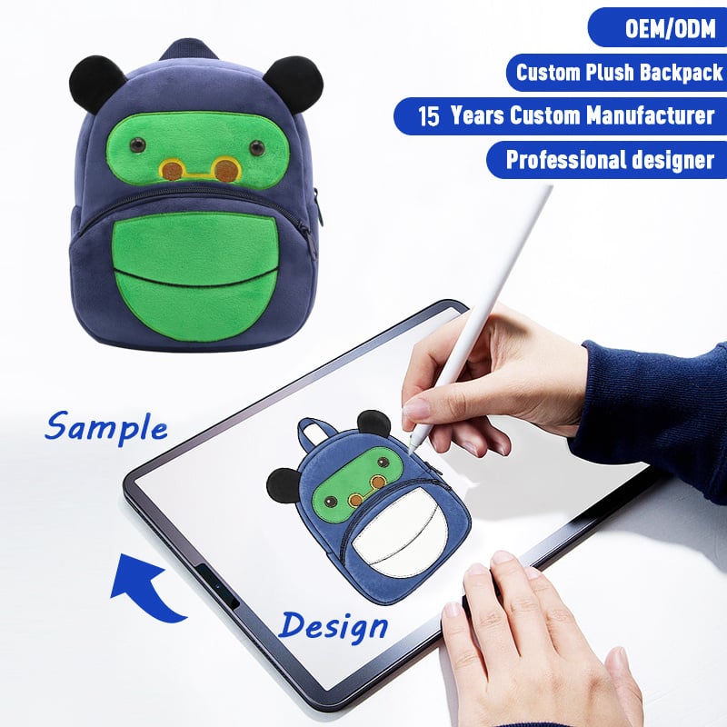 SUSHAN Wholesale Kids Backpack with Plush Toy, Toddler Backpack for 3-4 Year Old, Custom Gift Set for Children