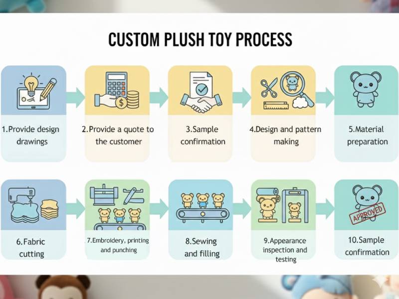 Professional Custom plush toy Process