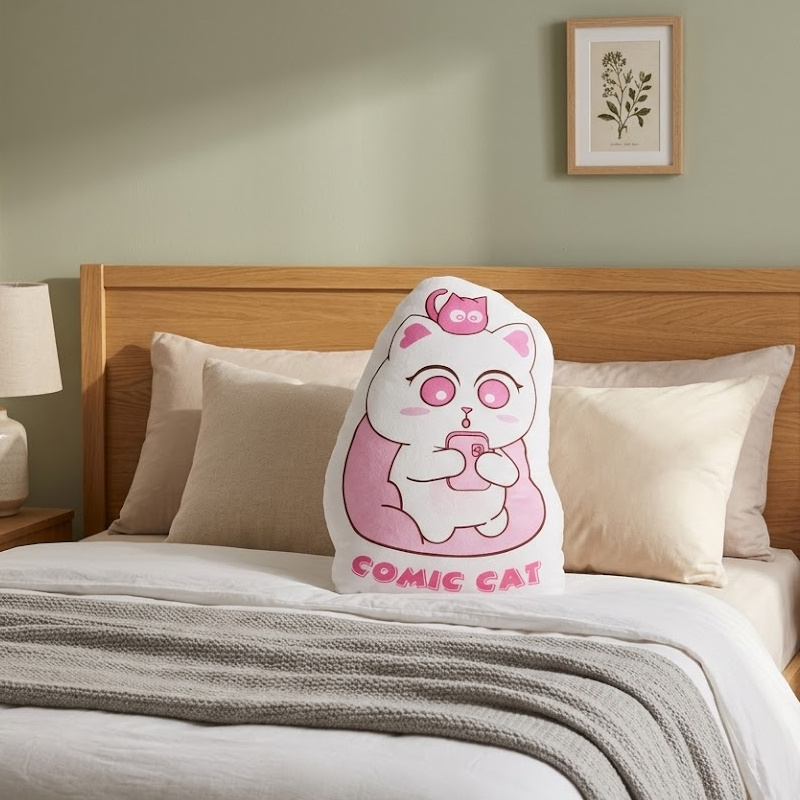 SUSHAN Custom Cushions And Pillows Cute Cartoon Flicker Soft And Comfortable For Bedroom For Office