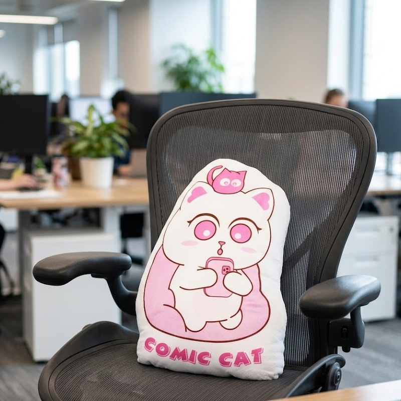 SUSHAN Custom Cushions And Pillows Cute Cartoon Flicker Soft And Comfortable For Bedroom For Office