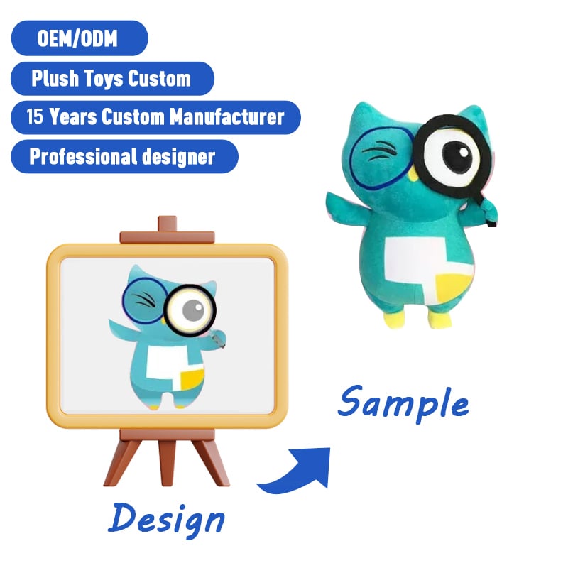 SUSHAN Customizable Plush Service Design Your Own Plush Toy Doll From Concept to Mass Production
