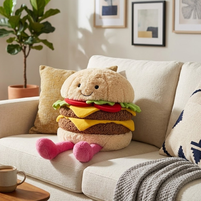 SUSHAN Custom plush toys, corporate mascots, and viral-style dolls—made to order from your designs.