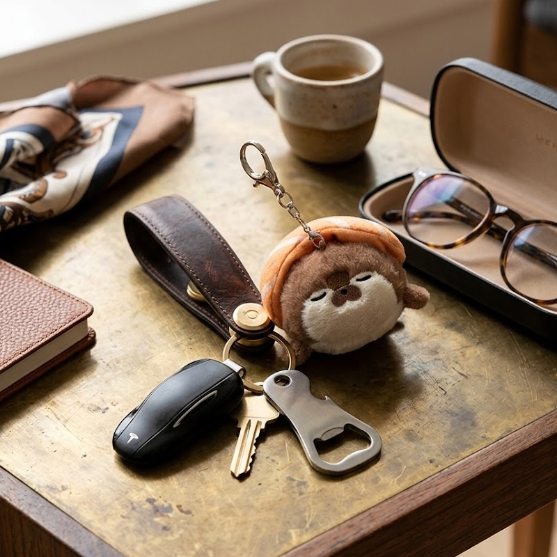 SUSHAN High Quality Soft Custom Kawaii Plush Doll Keychain Small Plush Toy Plush Keychain