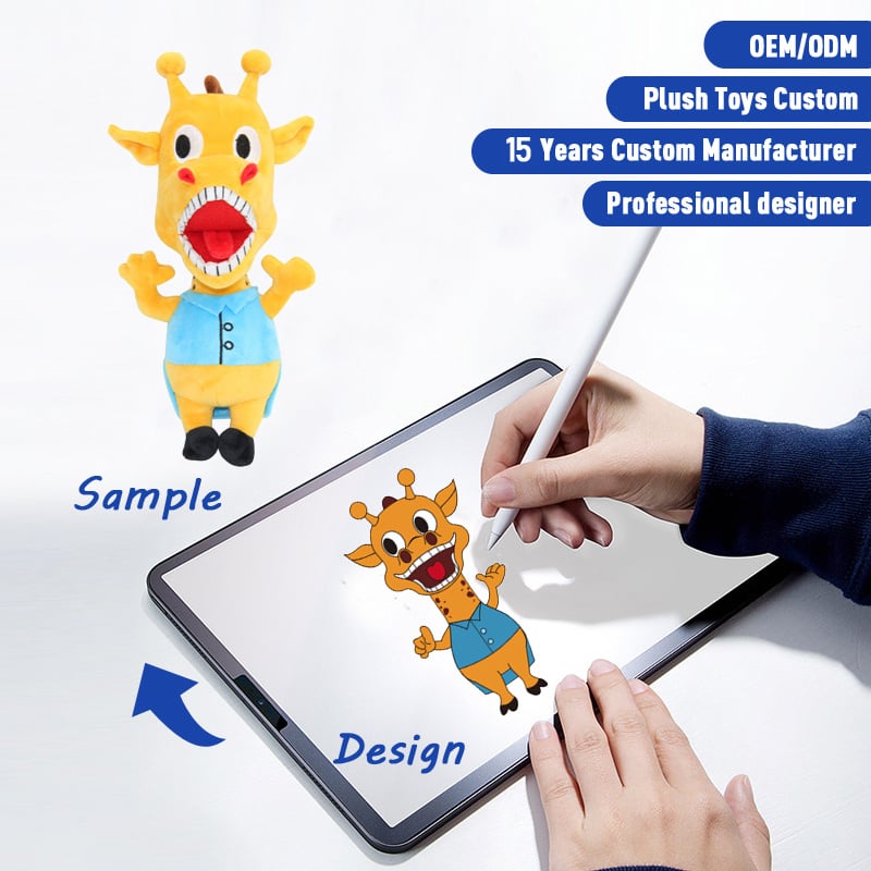 SUSHAN CE Certified Custom Stuffed Animals Organic Cotton Plushie Toy Make Your Own Character Plush Toy Manufacturers' Custom Plush Toy