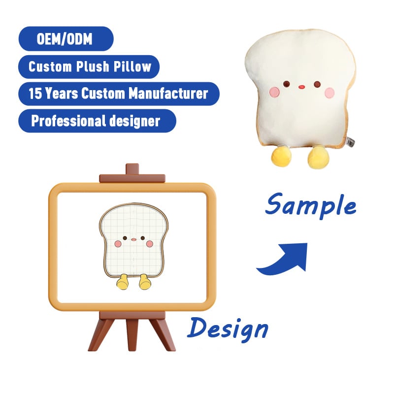SUSHAN Plush Toys Cartoon Animal Pillow Hot-selling Custom Plush Toys Pillow Ornaments Home Decoration