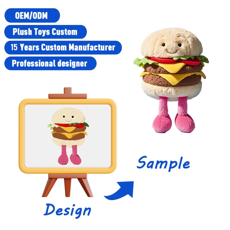 SUSHAN Custom plush toys, corporate mascots, and viral-style dolls—made to order from your designs.