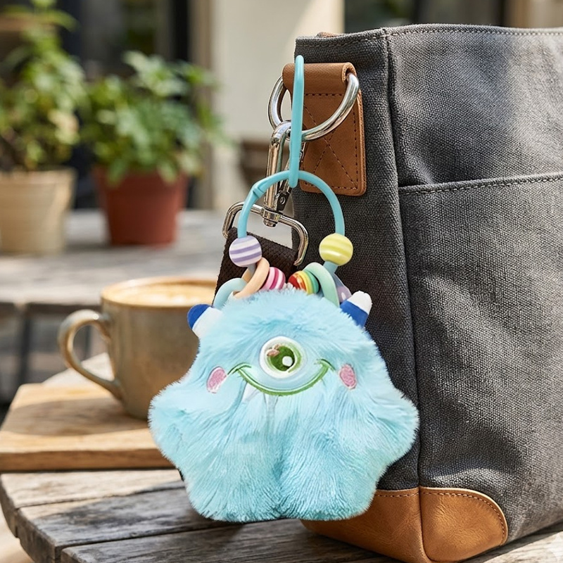 SUSHAN Manufacturer Customizes High-quality Cute Keychain Plush Toys Custom Plush KeyChain Toys