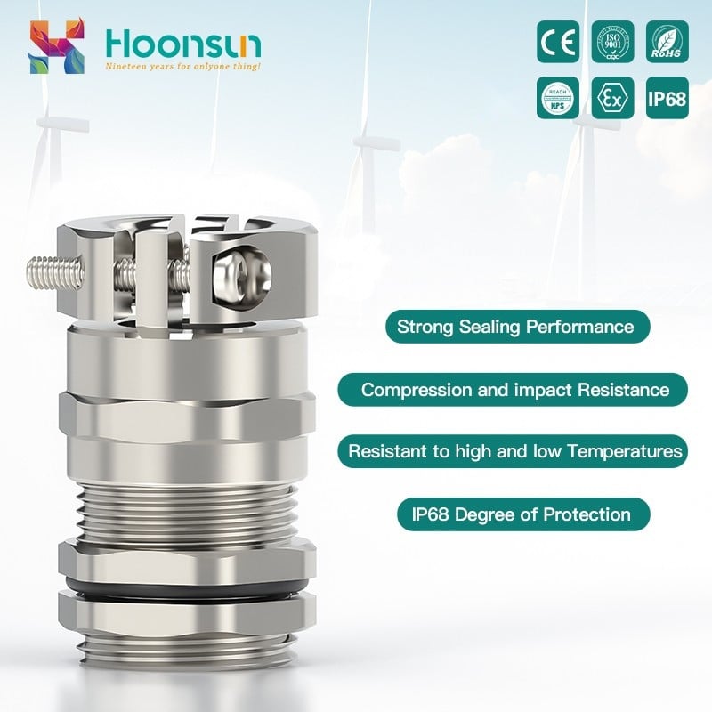 Metal Cable Gland - Double Lock Type