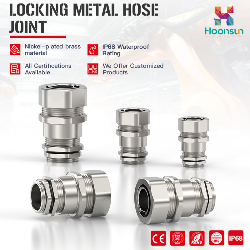 Locking Metal Hose cable gland