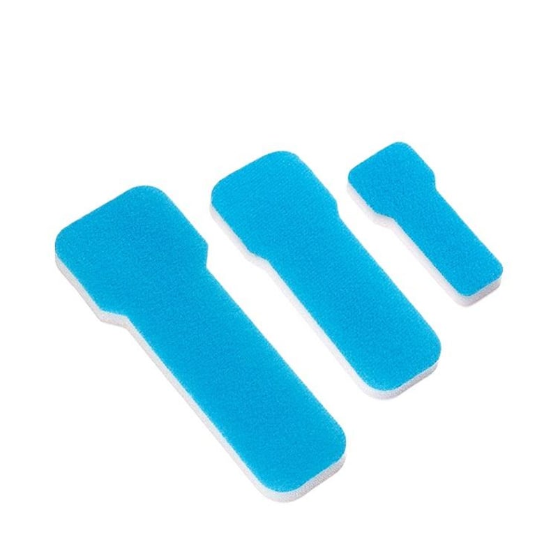 Medresq Manufacturer Aluminum Foam Wrist Splint Blue White Medical IV Arm Board Padded Splint Board 6 Pcs for Injection