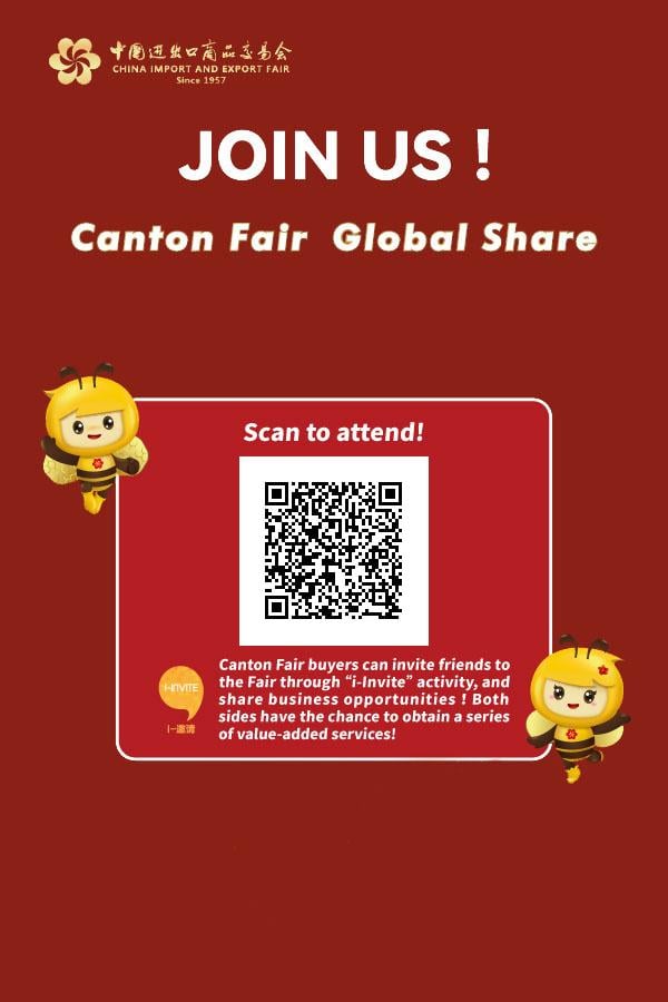 SLUIT JE BIJ ONS AAN! Canton Fair Global Share