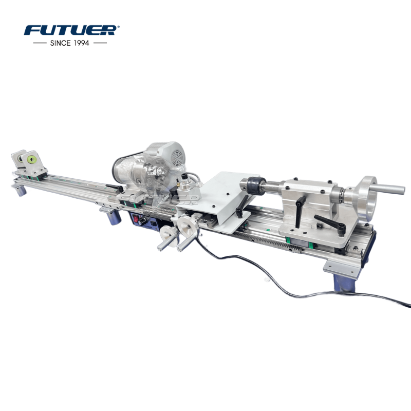Single-Track, Single-Chuck Pool Cue Repair Machine
