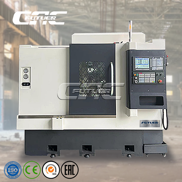 STD46、52-400 Double-spindle single-tool post CNC lathe
