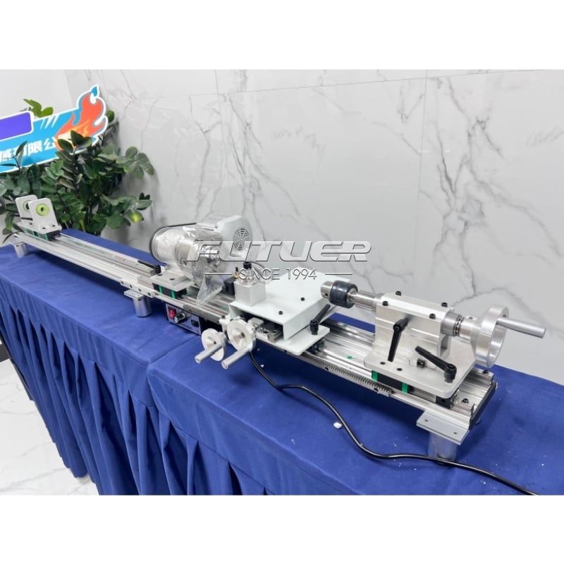 Single-Track, Single-Chuck Pool Cue Repair Machine