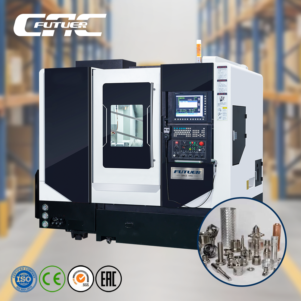 Ikki shpindelli CNC torna DS-6546SY