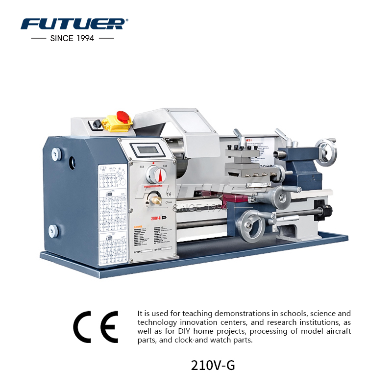 210V-G stepless speed change machine tool, home lathe, small lathe, woodworking school, experimental metal processing