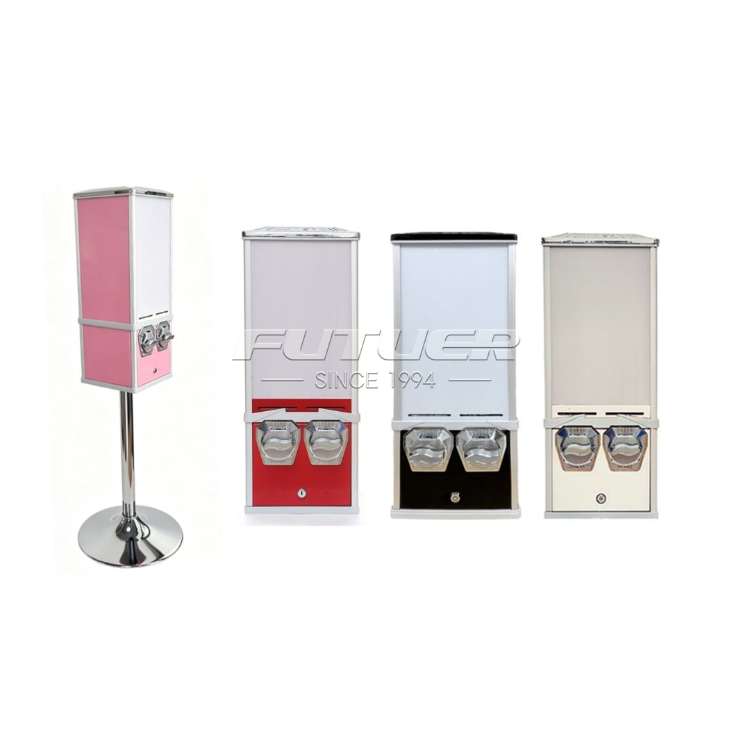 2-Slot Mechanical Sticker & Collectible Card Vending Machine