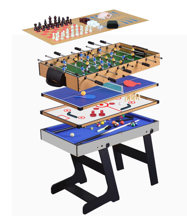 Heavy-Duty Multigame Tables for Basements: Durable for Years of Use
