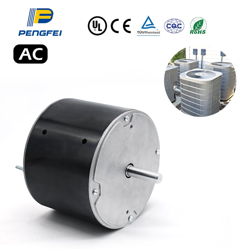Customized 1/4 HP 1/5HP 230v Heat Dissipation in Machine Room Condenser Fan Motor Ecm Motor