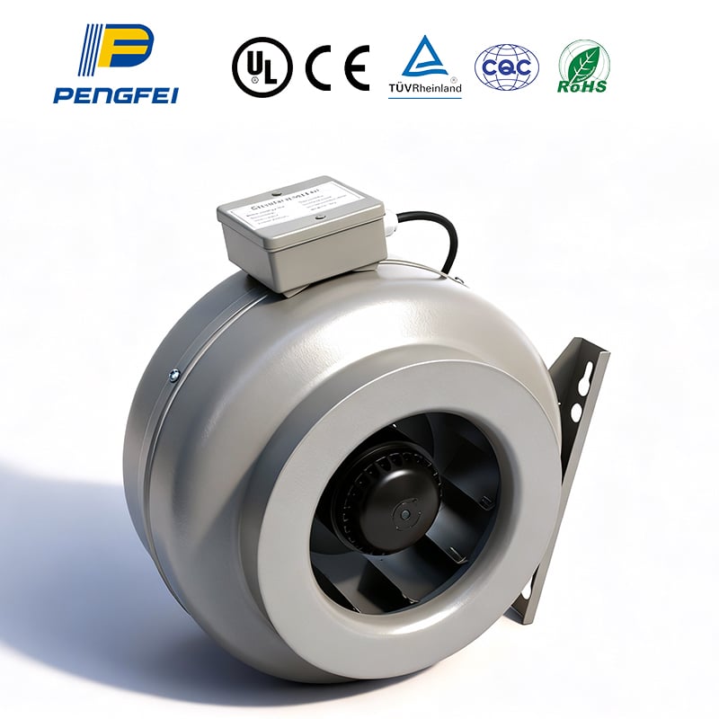 10 Inch High Pressure Metal Centrifugal Circular Duct Fan
