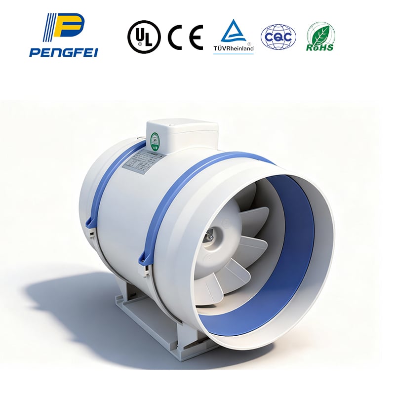 12  Inch Mixed Flow Axial Inline Duct Fan Mixed Flow Fan