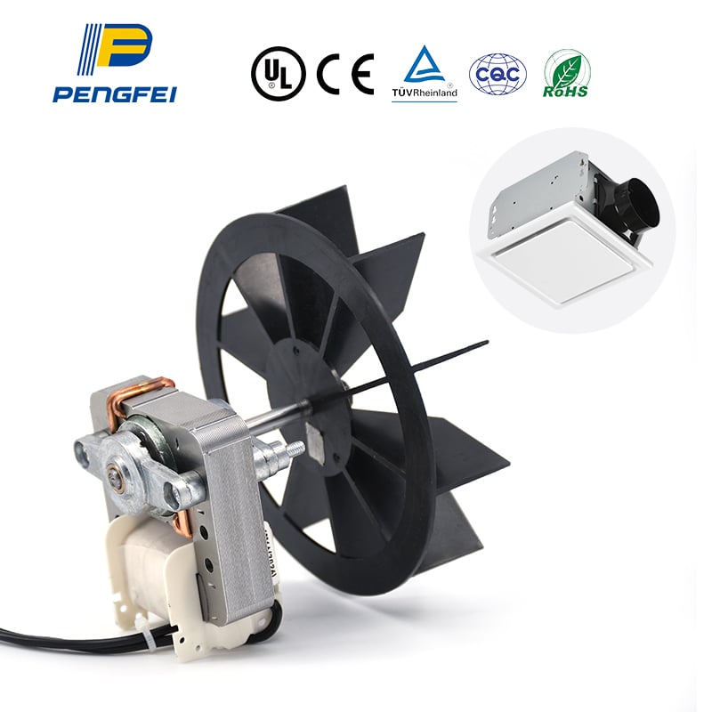 Siasky Universal Bathroom Vent Exhaust Fan Motor Replacement Motors Kit Fit for Nu-Tone Br-oan Exhaust Vent Fan Motor 120V 50CFM with Blower Wheel