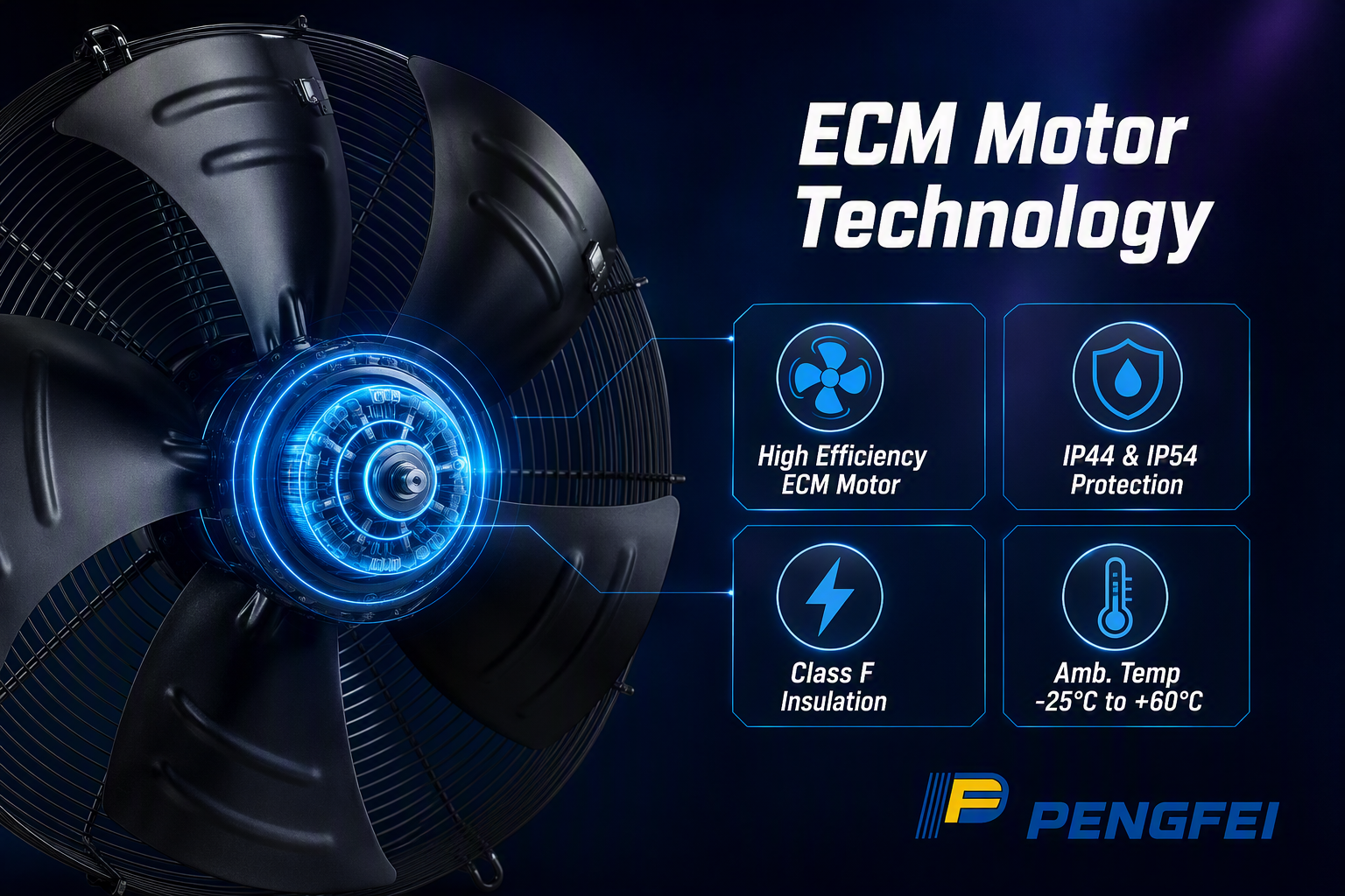 High-Performance Axial Ventilation Fans for Diverse Applications