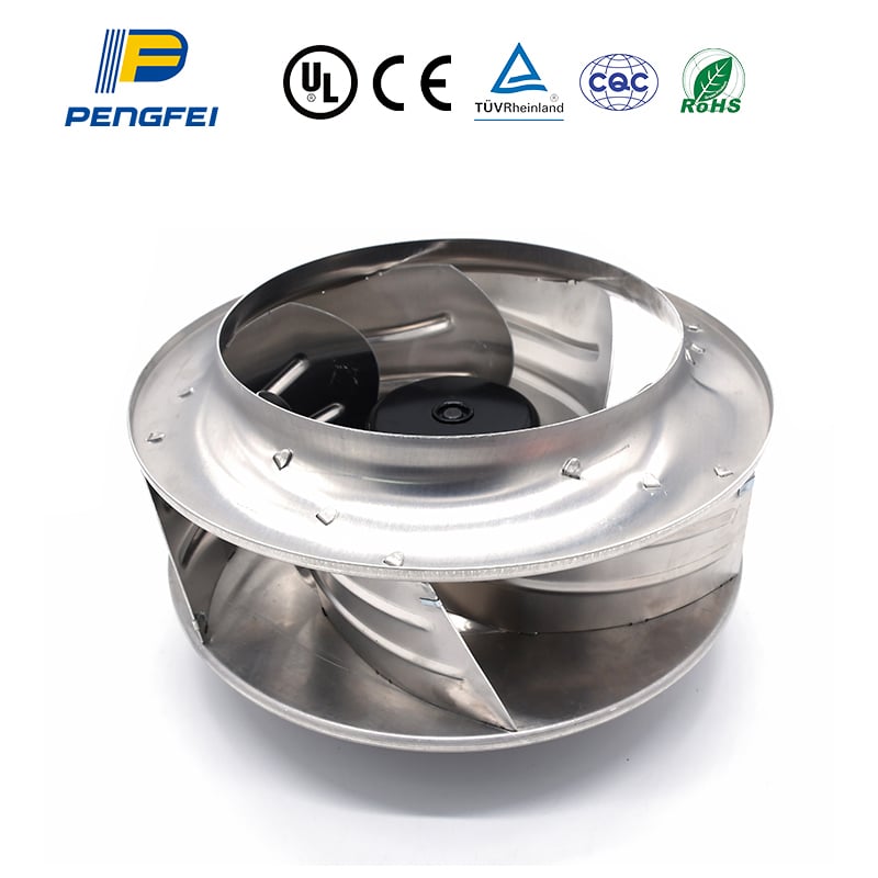 DC 280mm Backward Air Confitioning Terminals Floor Ventilation Centrifugal Fan