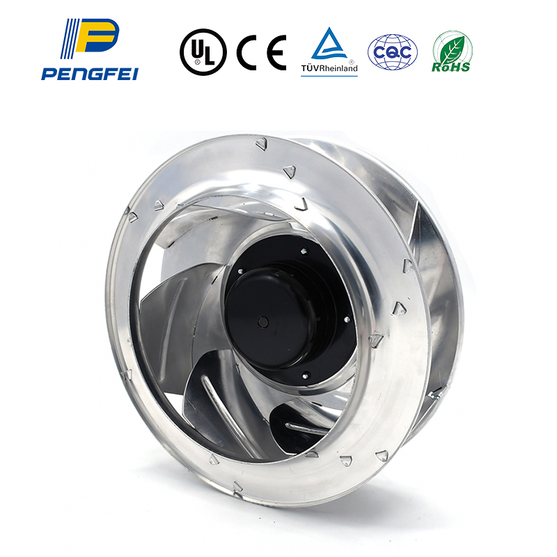 EC 355mm Air purification fan Floor ventilation fan Backward centrifugal fan