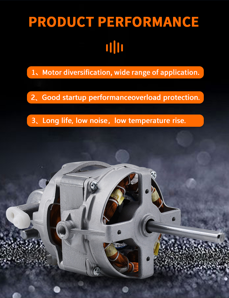 oem single phase pedestal fan motor with silicon steel copper wire table fan wall fan floor fan oscillating fan motor-0