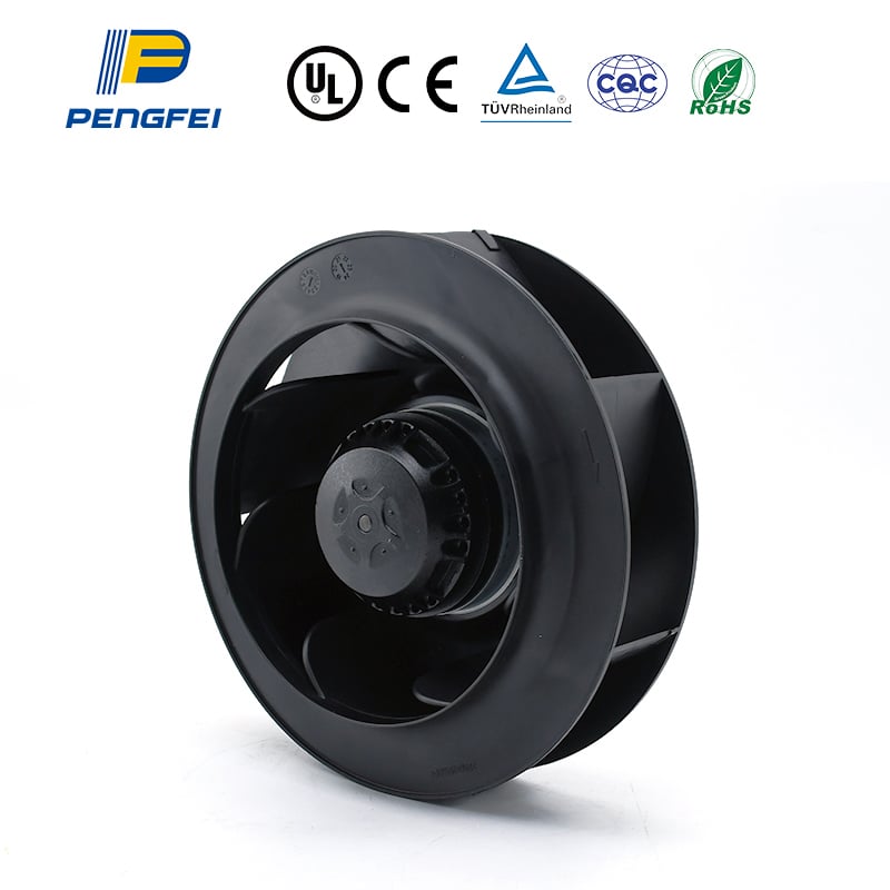 Ventilatore centrifugo posteriore da 225 mm CA, condizionatore d'aria industriale