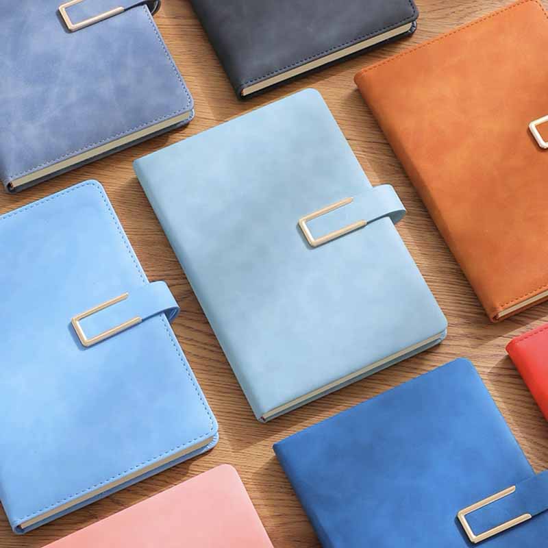 Custom PU Leather Notebook, Custom Logo Printed Journal Notebook OEM ODM Factory