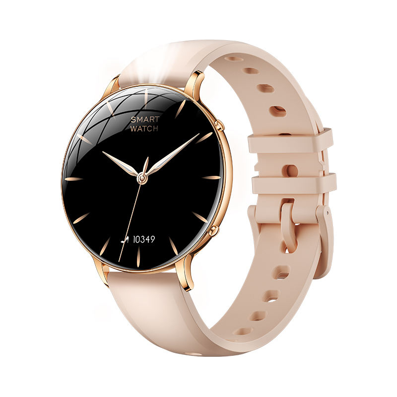 Acabamento em dourado-rosa de qualidade joalheira