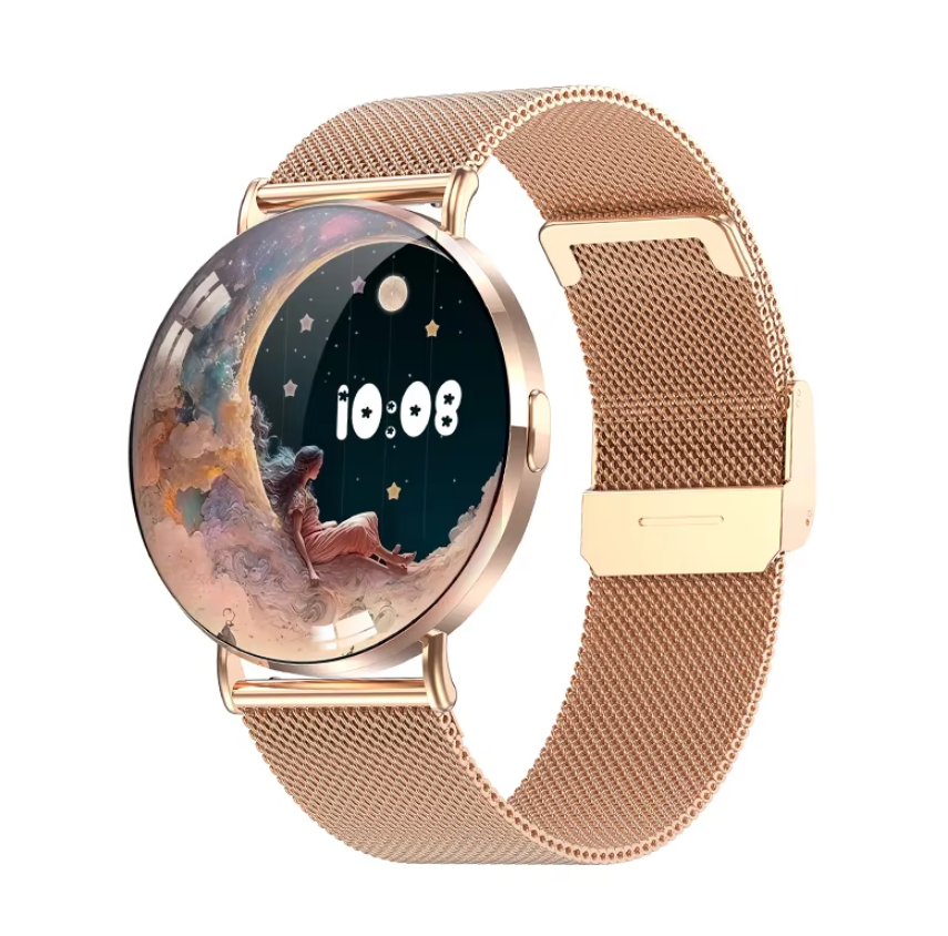 Lightweight smart watch women's designs ensure all-day comfort without compromise.