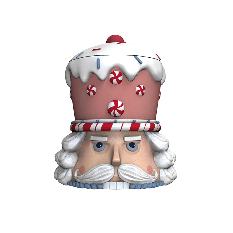 Christmas pink nutcracker figurines ornament