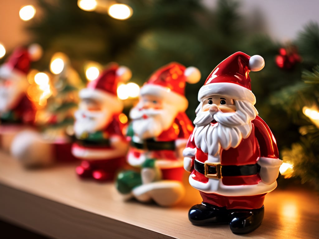 Figurines et pendentifs de Noël