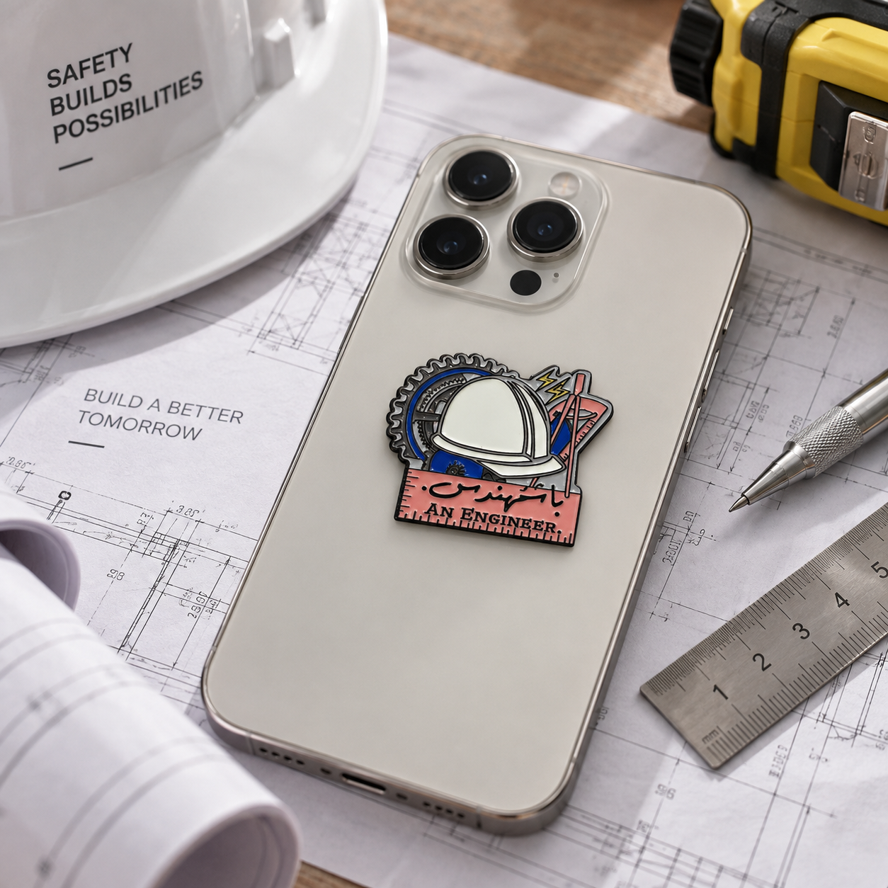 Sticker Telefon Jurutera