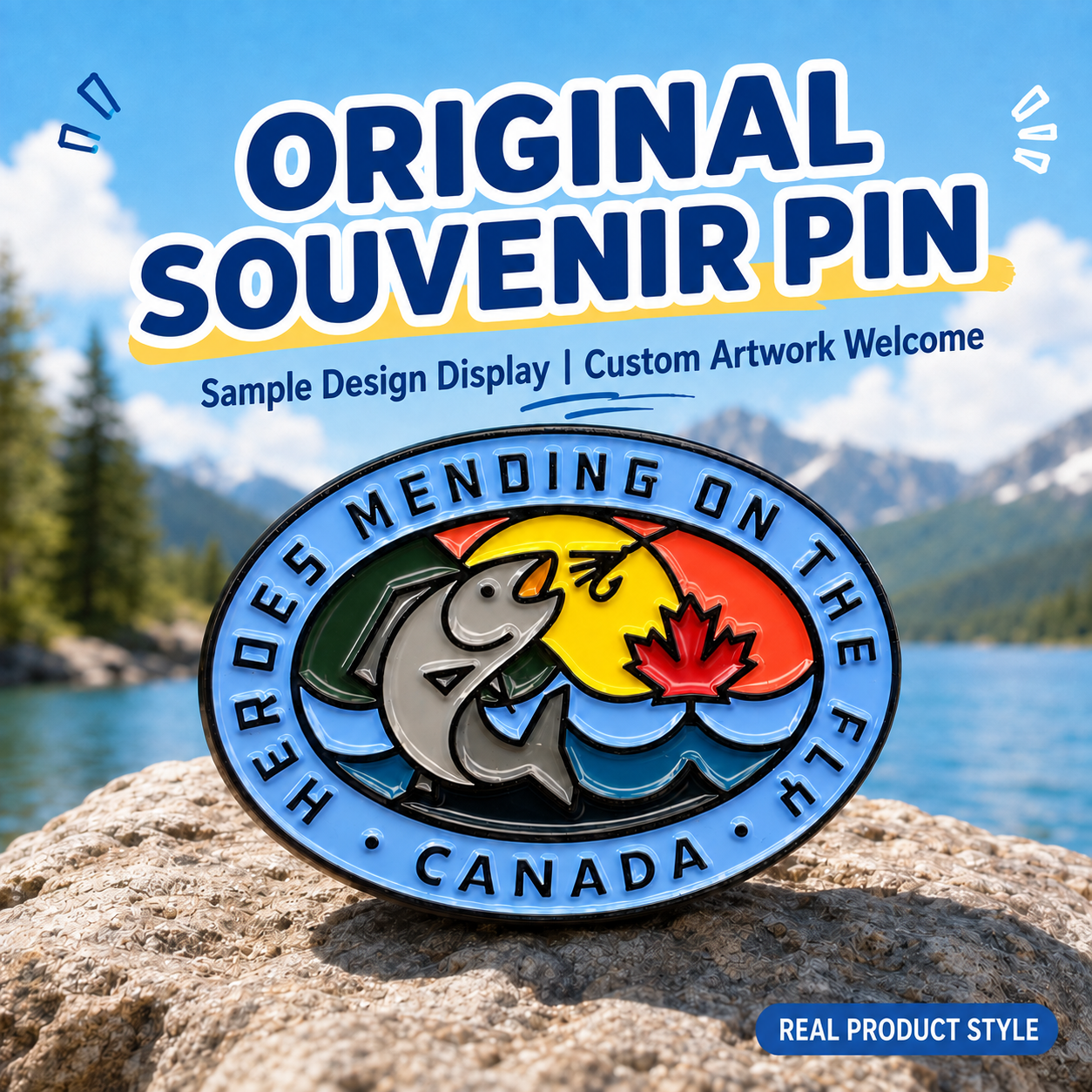 Custom Metal Badges | Custom Enamel Lapel Pins