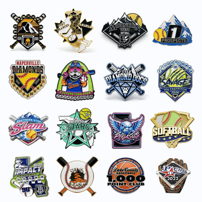 Top Custom Baseball Enamel Pins For Sports Fans & Team Gifts