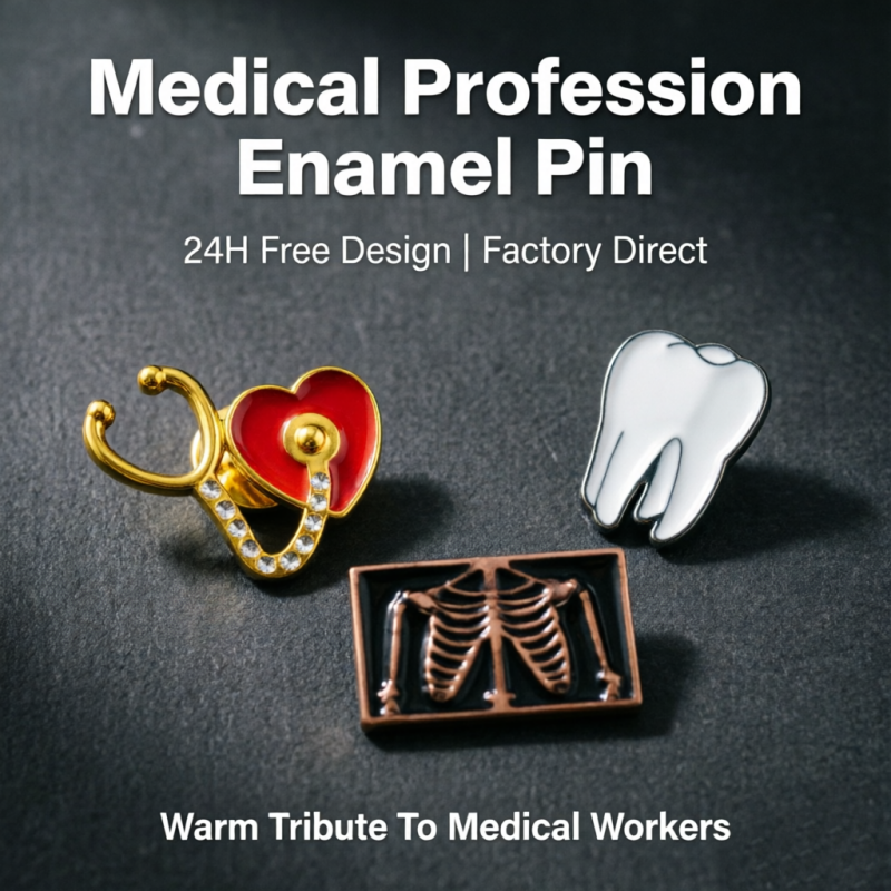 Why Nurse Enamel Pins Are More Than Just Accessories: A Tribute to Healthcare Workers