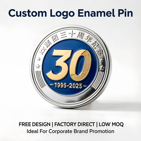 Professional Custom Company Emblem Pins For Employee & Corporate Gifts
