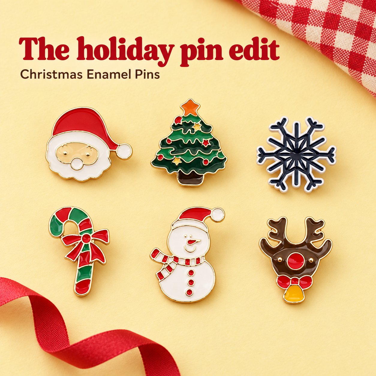 Holiday Enamel Pins