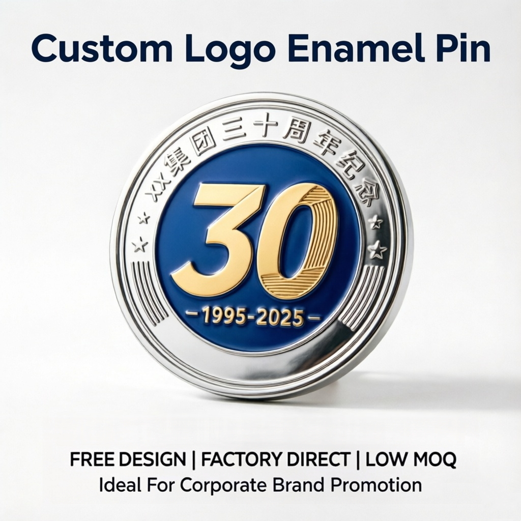 Professional Custom Company Emblem Pins For Employee & Corporate Gifts